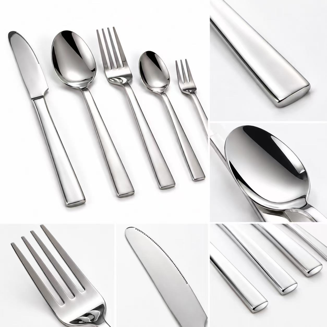 25-Piece Stainless Steel Flatware Set for 5